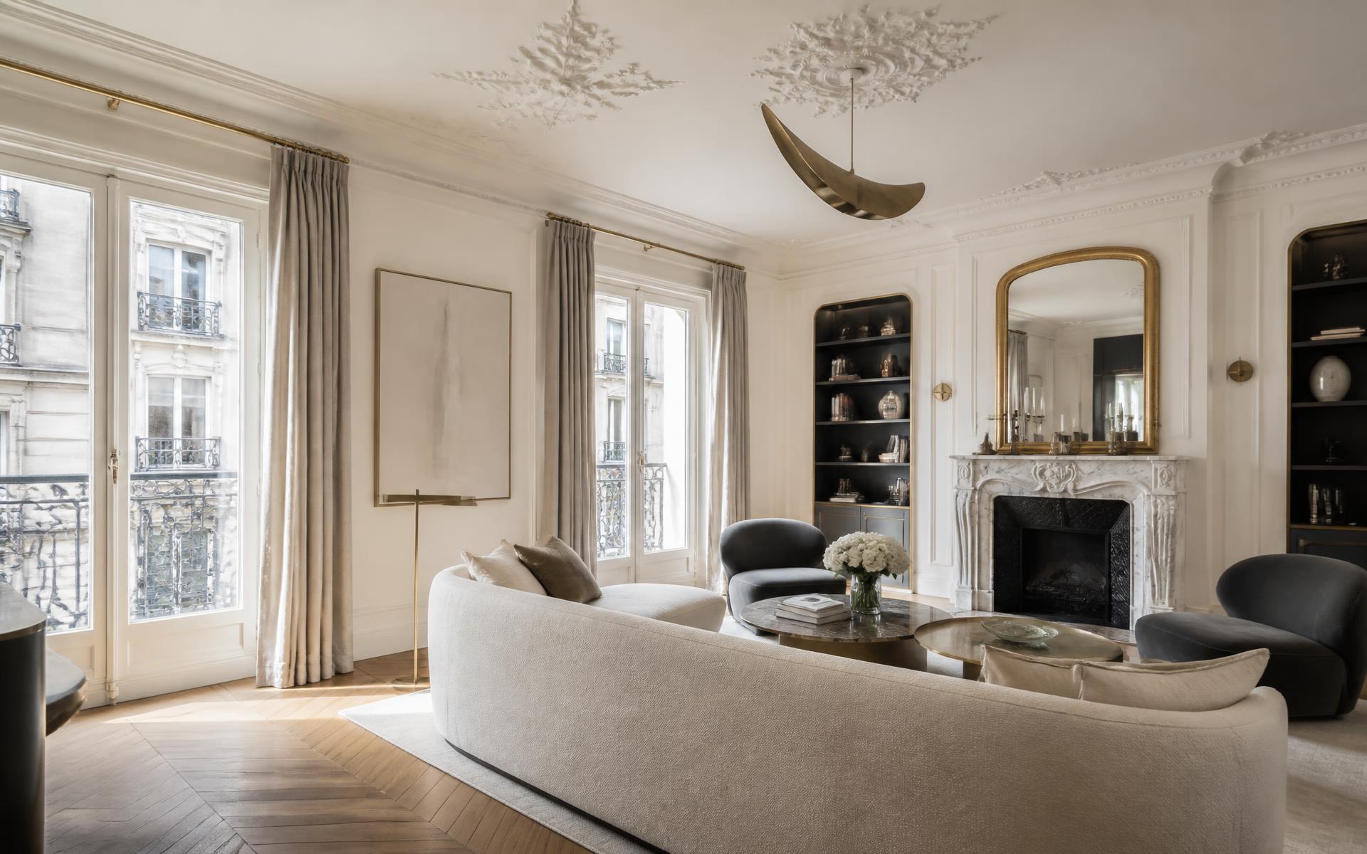 Salon rénové haut de gamme en Île-de-France