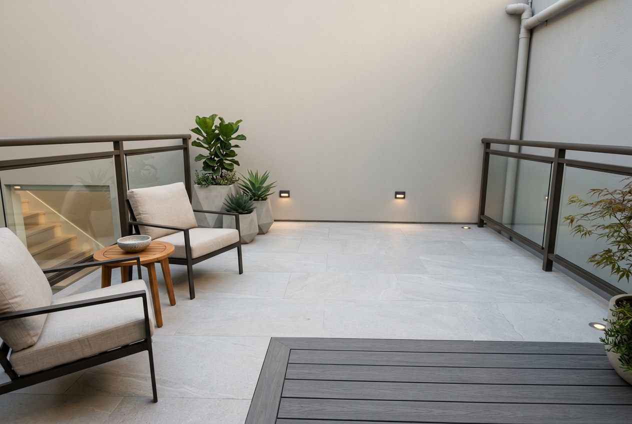 Terrasse & Extérieur — après rénovation