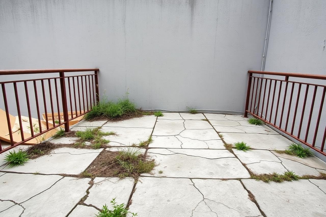 Terrasse & Extérieur — avant rénovation